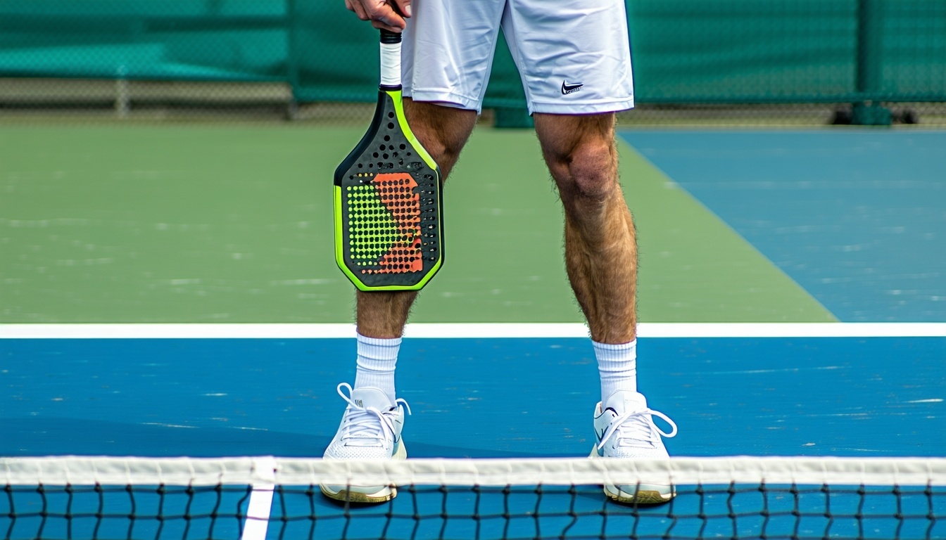 Calf strain, use pickleball in image